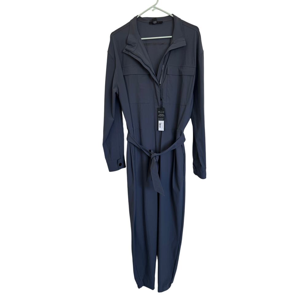 NWT Greyson Womens Evren Pant Jumpsuit in Anthracite Size Large - Picture 4 of 9